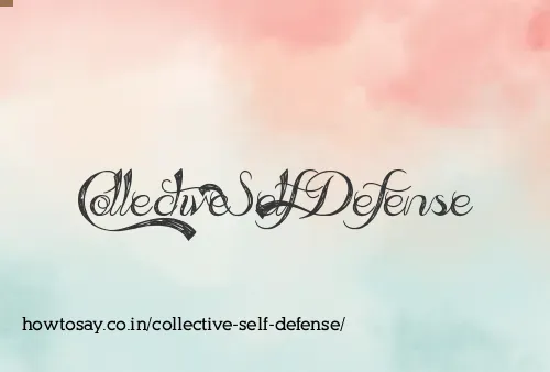 Collective Self Defense