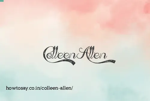 Colleen Allen