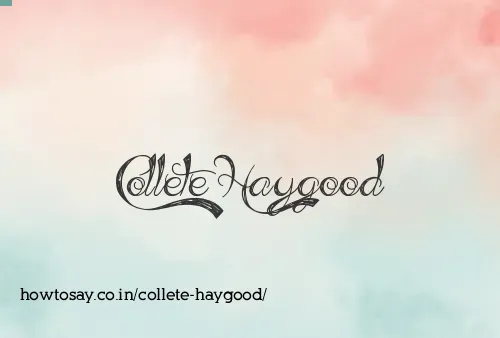 Collete Haygood