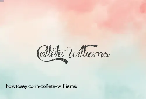 Collete Williams