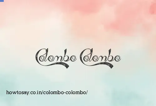Colombo Colombo