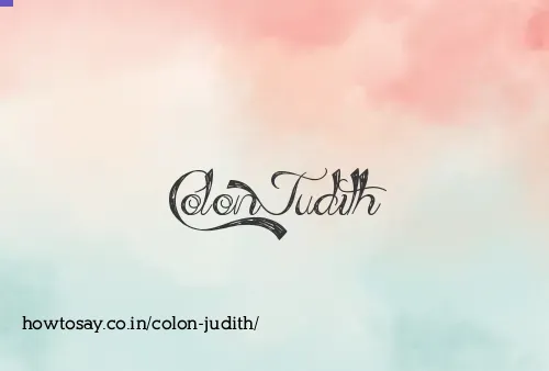 Colon Judith