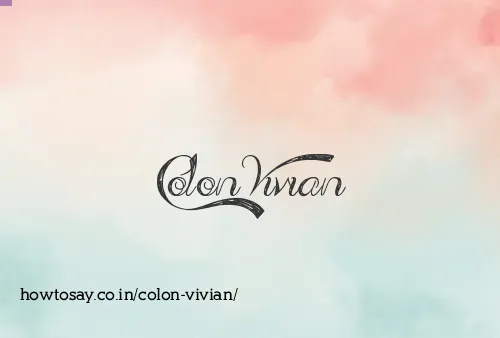 Colon Vivian