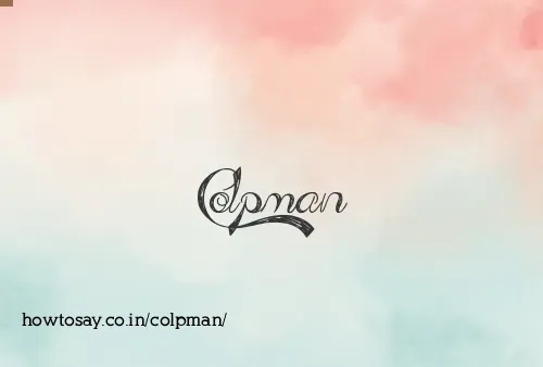 Colpman