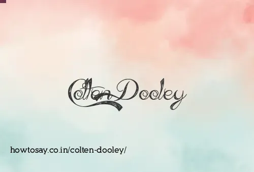 Colten Dooley