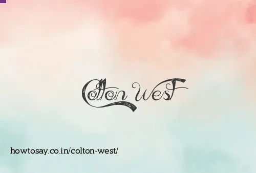 Colton West