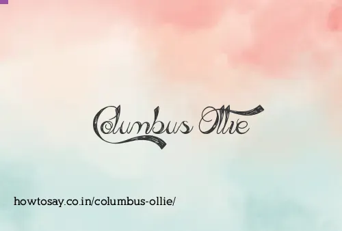 Columbus Ollie
