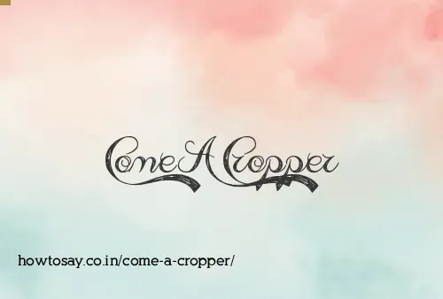 Come A Cropper