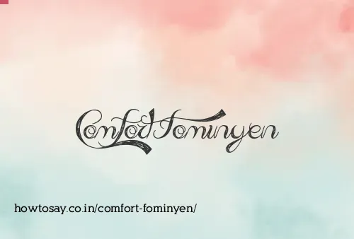 Comfort Fominyen