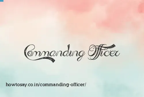 Commanding Officer
