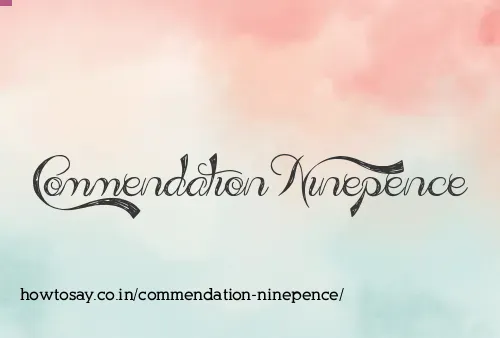 Commendation Ninepence