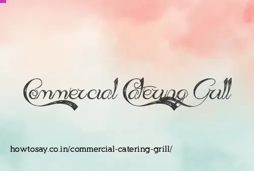 Commercial Catering Grill