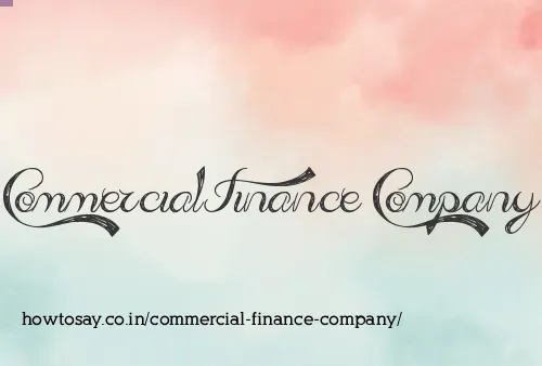 Commercial Finance Company