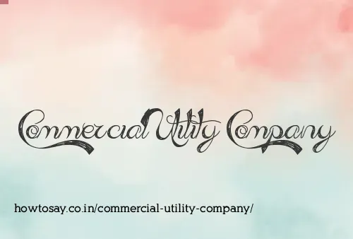 Commercial Utility Company