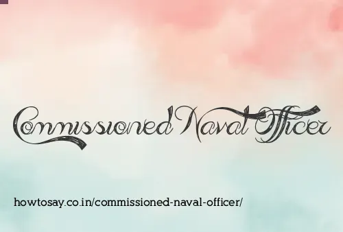 Commissioned Naval Officer