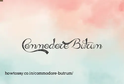 Commodore Butrum