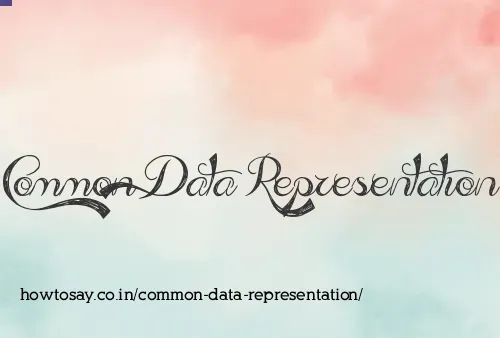 Common Data Representation