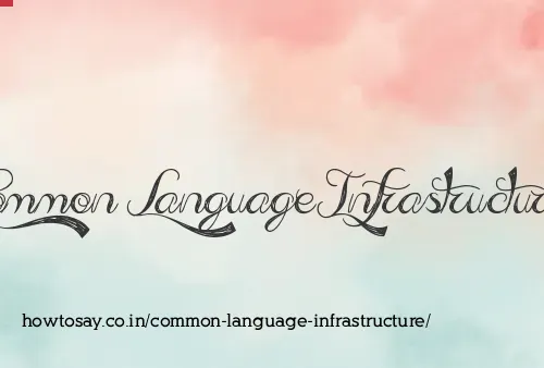Common Language Infrastructure