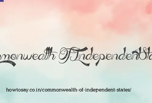 Commonwealth Of Independent States