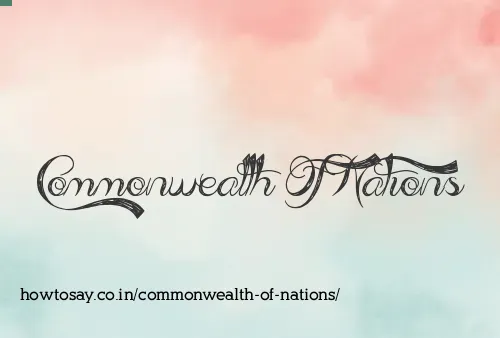 Commonwealth Of Nations