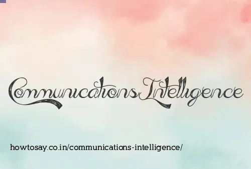 Communications Intelligence