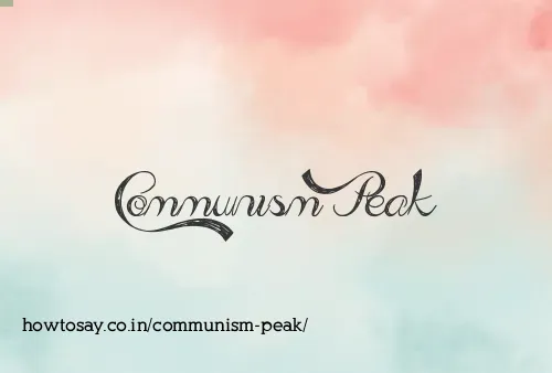 Communism Peak
