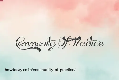 Community Of Practice