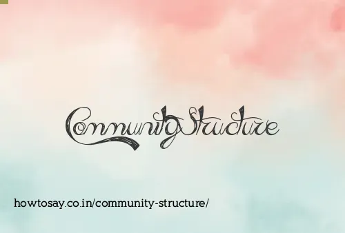 Community Structure