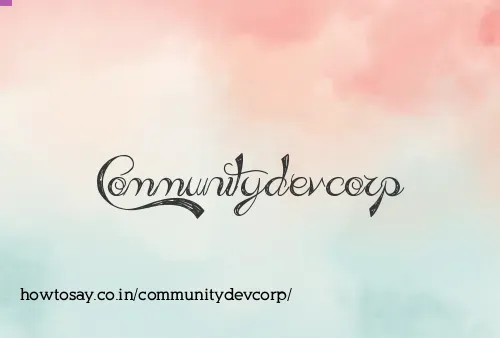 Communitydevcorp