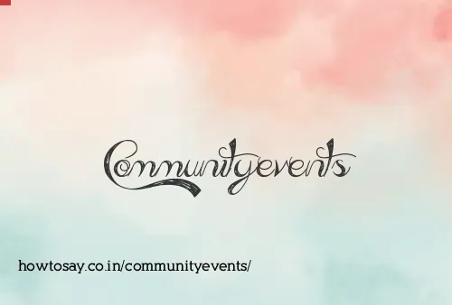 Communityevents