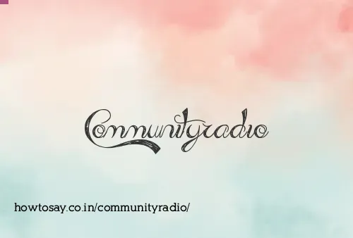 Communityradio