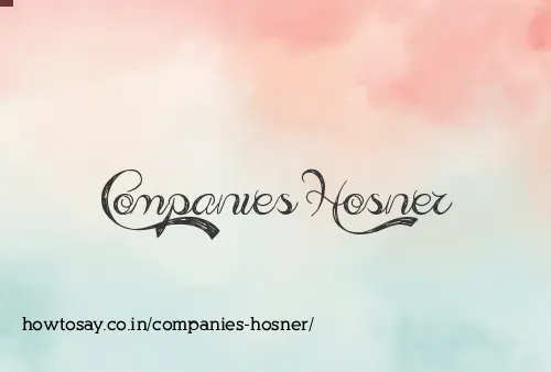 Companies Hosner