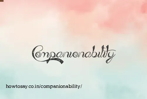 Companionability