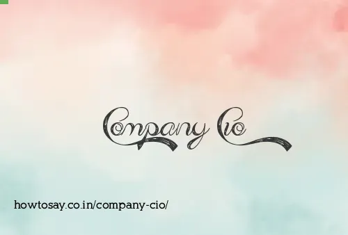 Company Cio