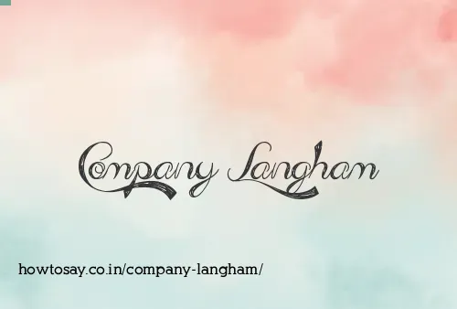 Company Langham