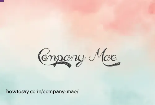 Company Mae