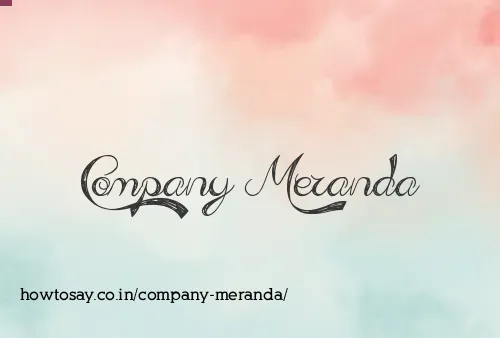Company Meranda