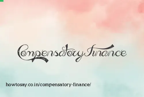 Compensatory Finance