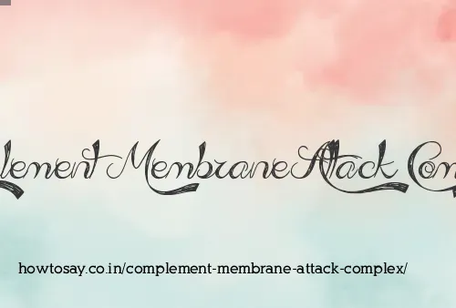 Complement Membrane Attack Complex