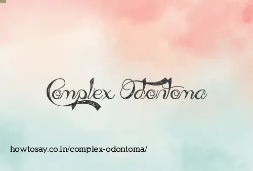 Complex Odontoma
