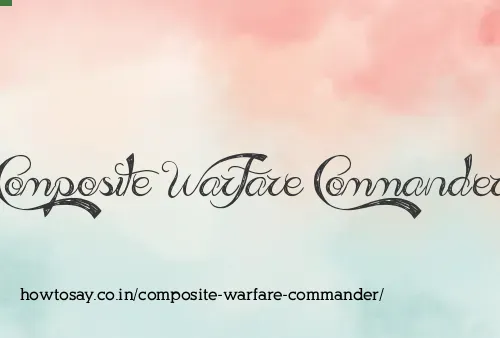 Composite Warfare Commander