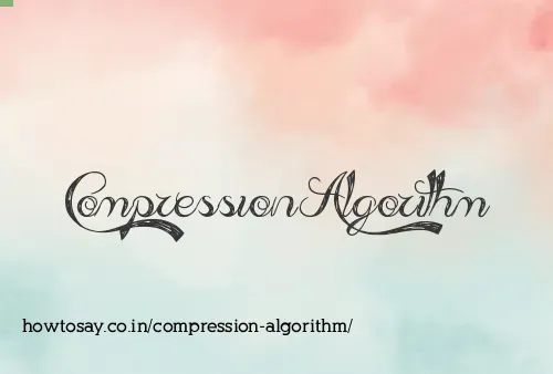 Compression Algorithm