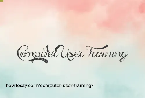Computer User Training