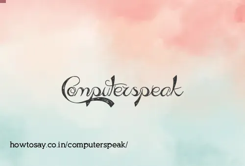Computerspeak