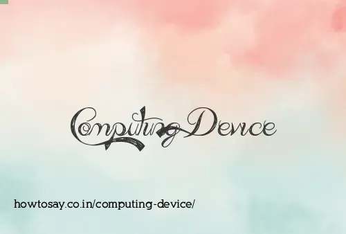 Computing Device