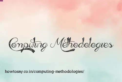 Computing Methodologies
