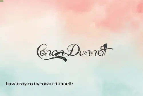 Conan Dunnett