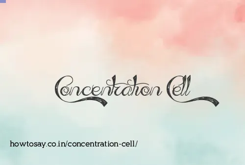 Concentration Cell