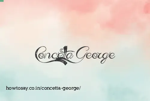 Concetta George