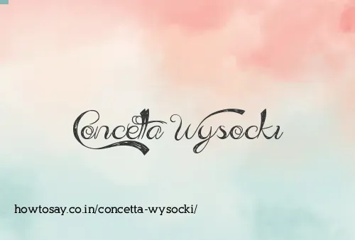 Concetta Wysocki